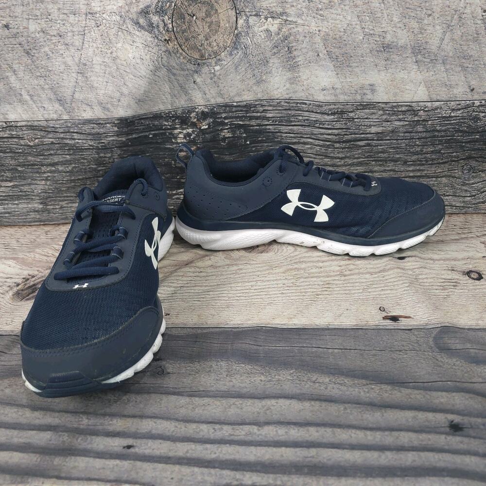 Under Armour Shoes Mens 12 US Blue Charged Assert Running Athletic 3022641-401 - Picture 9 of 12
